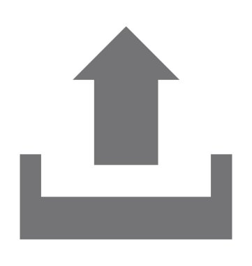 Düz vektör simge yükleme 