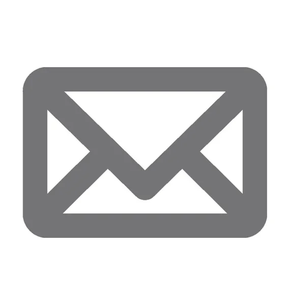 Email Icona Vettoriale Piatta — Vettoriale Stock