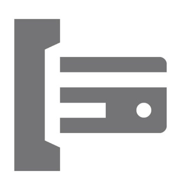 Nakit para çekme düz vektör simgesi 