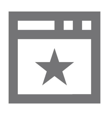 Web sıralaması düz vektör simgesi