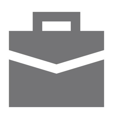 evrak çantası düz vektör simgesi