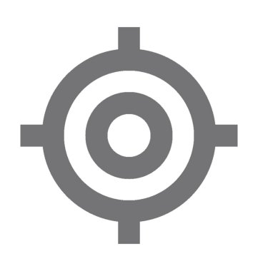 hedef düz vektör simgesi