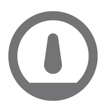 Anahtar yuvası düz vektör simgesi