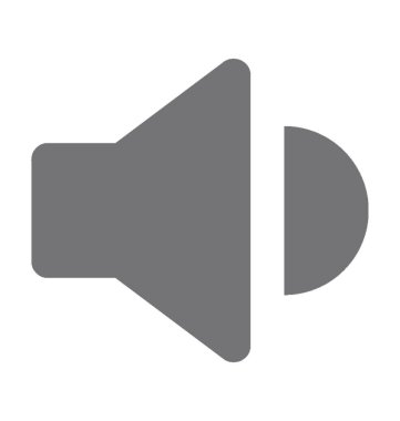 Ses ayarı düz vektör simgesi