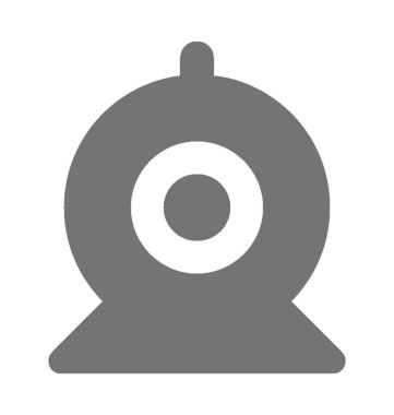 Webcam Düz Vektör Simgesi