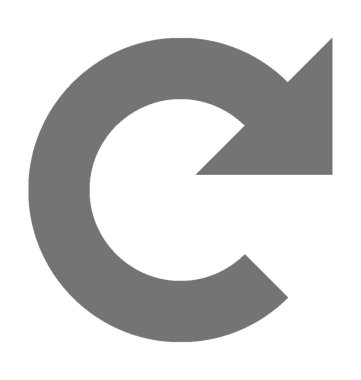 Düz vektör simgesini tazele