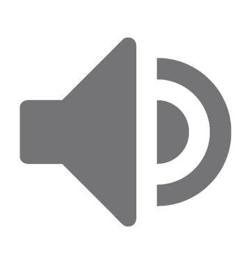 Ses ayarı düz vektör simgesi