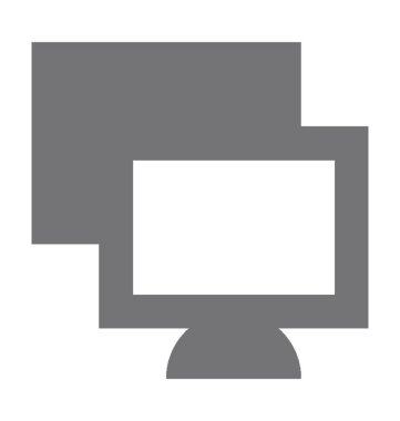 Düz vektör simgesini izle