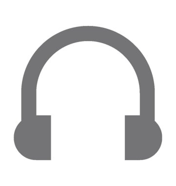 Kulaklıklar Düz Vektör Simgesi