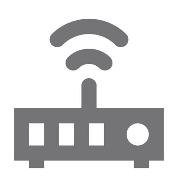 Wifi Yönlendirici Düz Vektör Simgesi