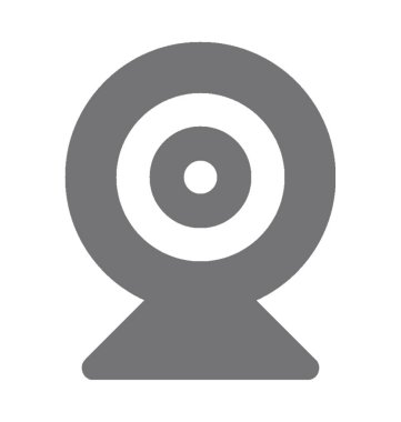 Webcam Düz Vektör Simgesi