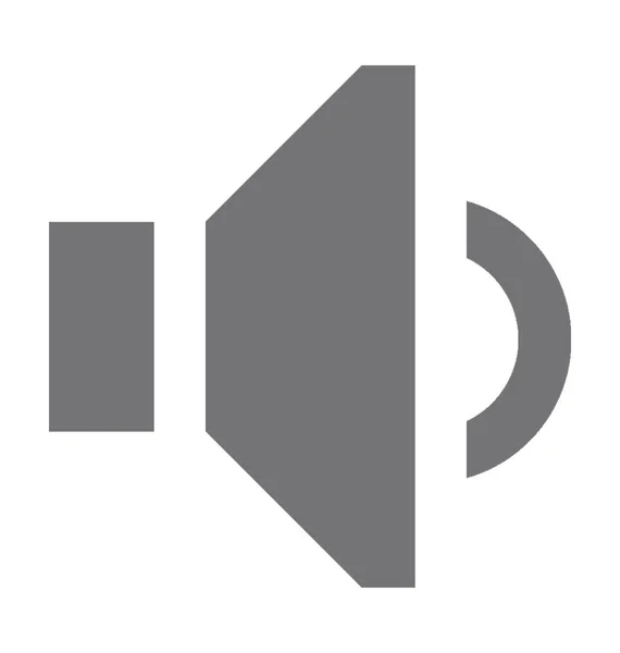 Loud Volume Flat Vector Icon — Stock Vector