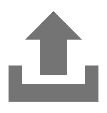 Düz vektör simge yükleme 