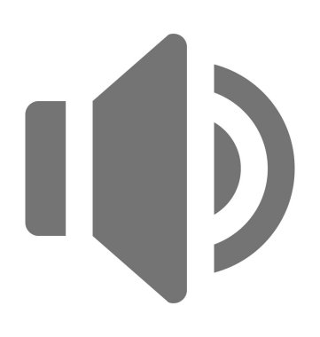 Ses ayarı düz vektör simgesi 