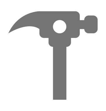 Çekiç Düz Vektör Simgesi