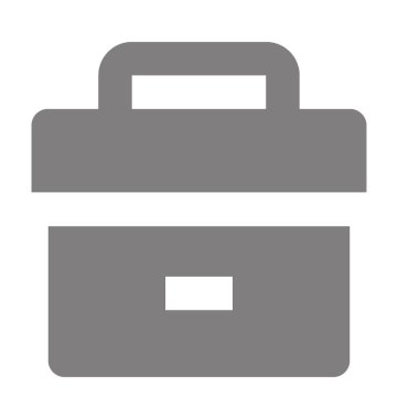 evrak çantası düz vektör simgesi