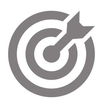 Düz vektör simgesi boğa göz