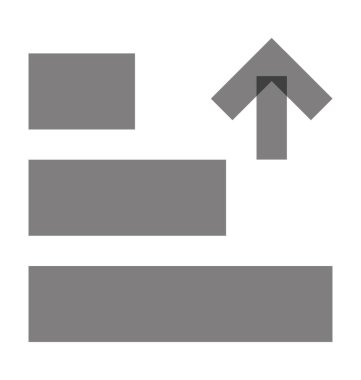 Promosyon düz vektör simgesi