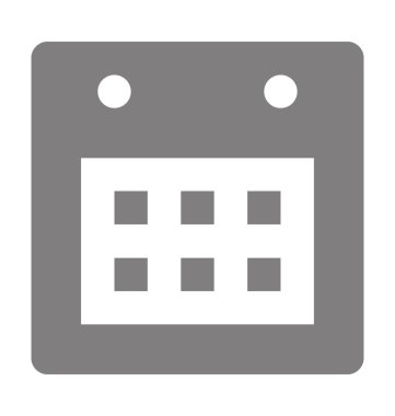 Takvim Düz Vektör Simgesi