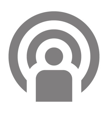 Yöneticisi düz vektör simgesi