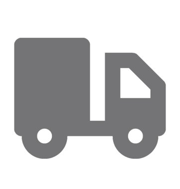 karavan düz vektör simgesi