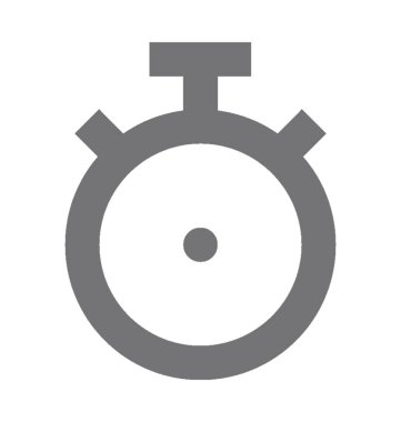 Stopwatch Düz Vektör Simgesi