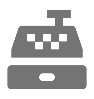 nakit kasası düz vektör simgesi