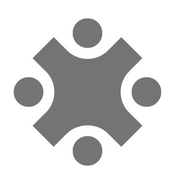 Takım düz vektör simgesi