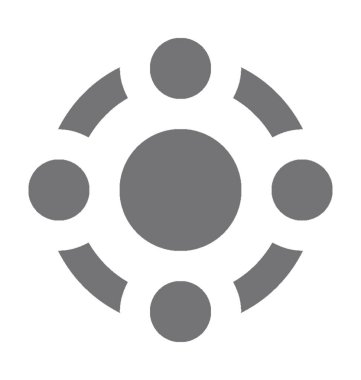 takım çalışması düz vektör simgesi