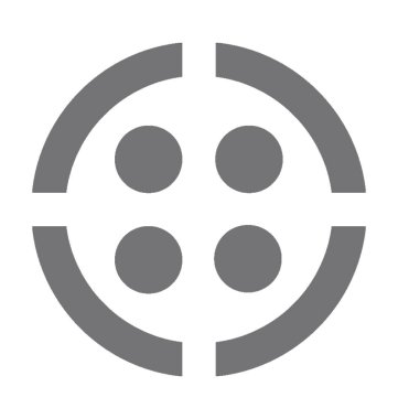 yönetim düz vektör simgesi