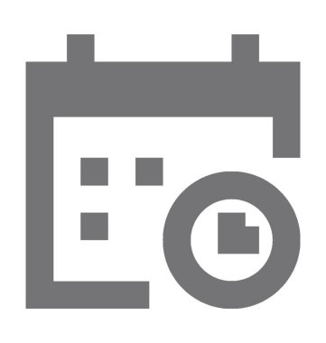 Takvim Düz Vektör Simgesi