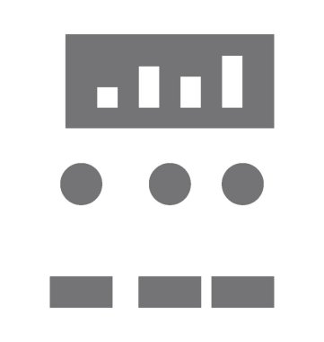 Sunu düz vektör simgesi