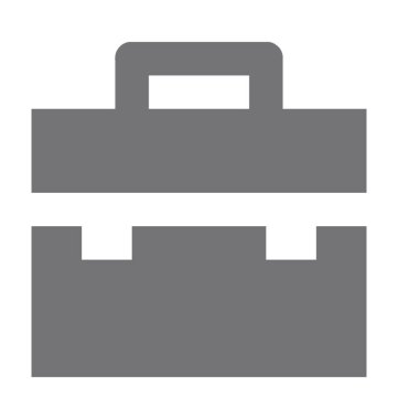 Portföy düz vektör simgesi