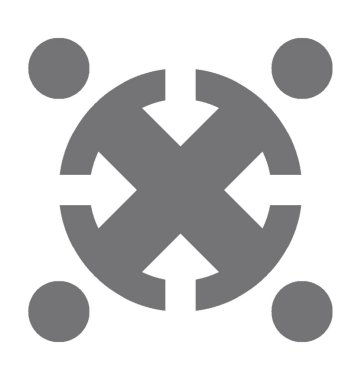 takım çalışması düz vektör simgesi