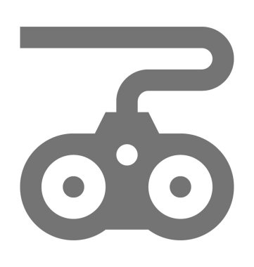 Oyun pedi düz vektör simgesi