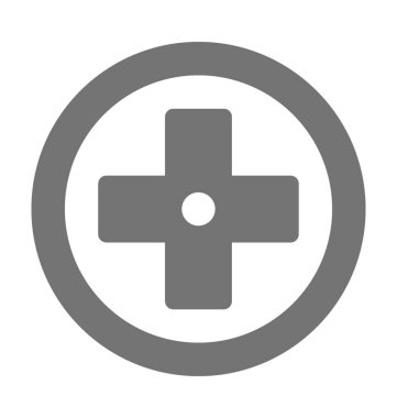 Uzak düğmeleri düz vektör simgesi