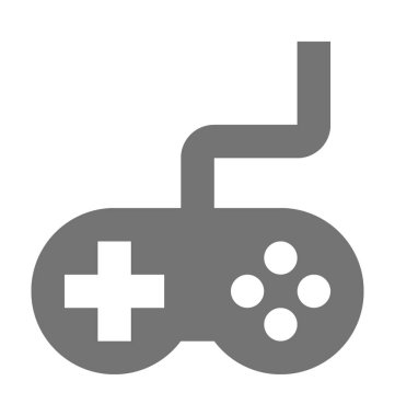 Oyun pedi düz vektör simgesi