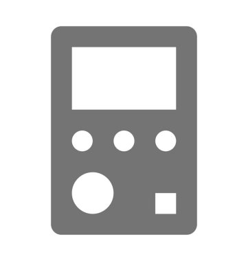 Gameboy düz vektör simgesi