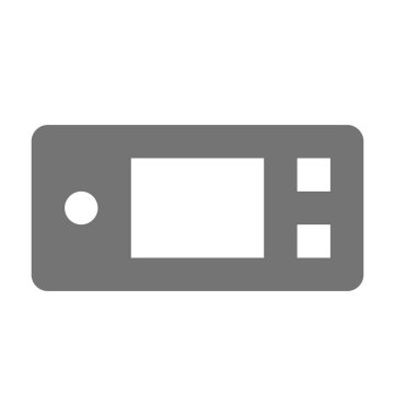 Oyun pedi düz vektör simgesi