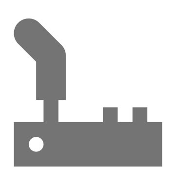 joystick düz vektör simgesi