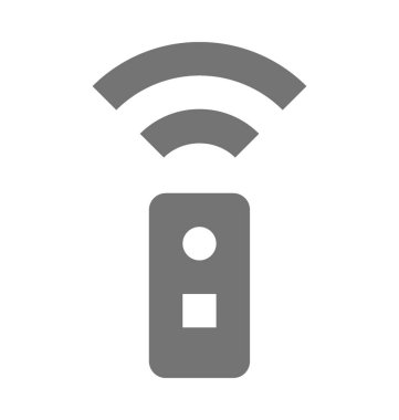 Kablosuz oyun denetleyicisi düz vektör simgesi