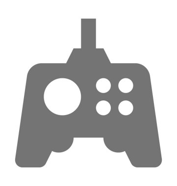 Oyun pedi düz vektör simgesi