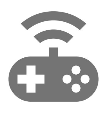 Oyun pedi düz vektör simgesi