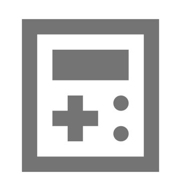 Gameboy düz vektör simgesi