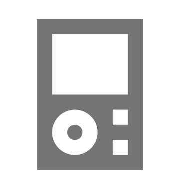 Gameboy düz vektör simgesi