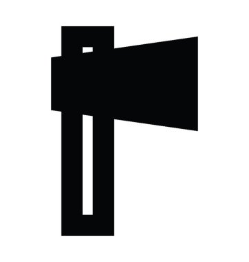 Deniz feneri düz vektör simgesi 