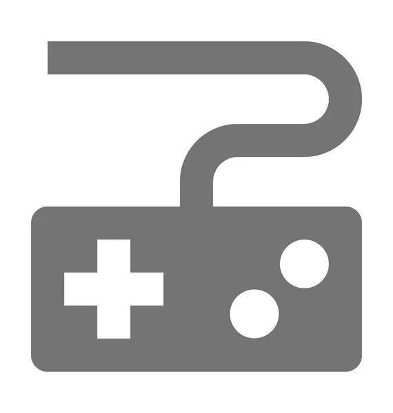 Spelkontroll Platt Vektor Symbol — Stock vektor