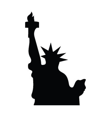 Statue Of Liberty düz vektör simgesi
