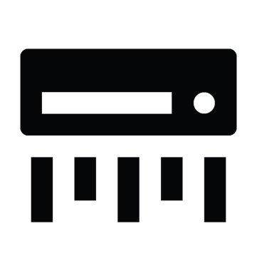 Klima düz vektör simgesi