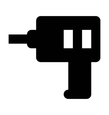 Misket makine düz vektör simgesi